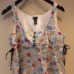 Anthropologie Lightweight empire drawstring top